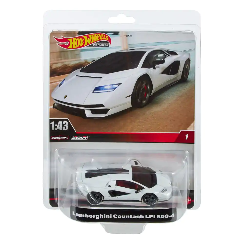 Hot Wheels Premium Diecast 1/43 Lamborghini Countach LPI 800-4 jármű termékfotó