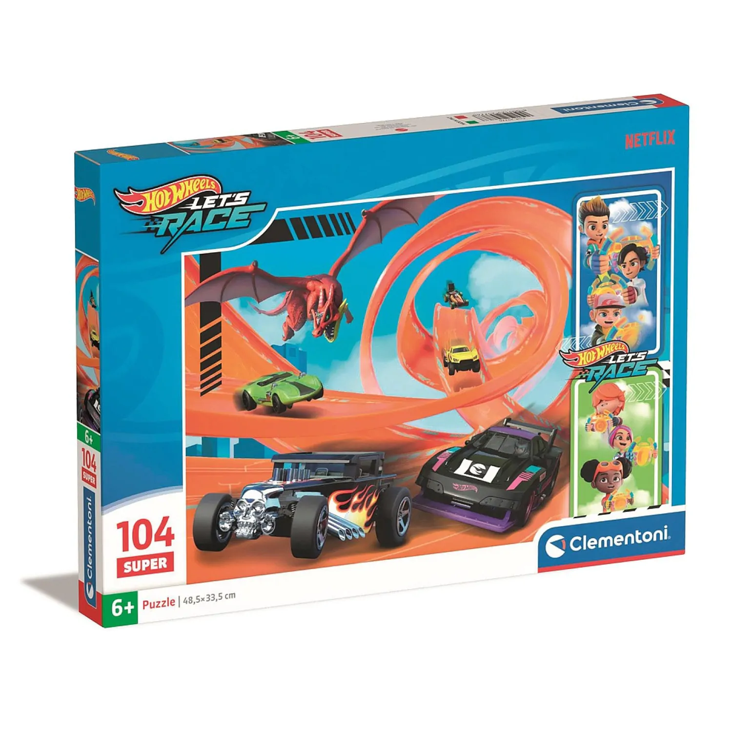Hot Wheels puzzle 104db-os termékfotó