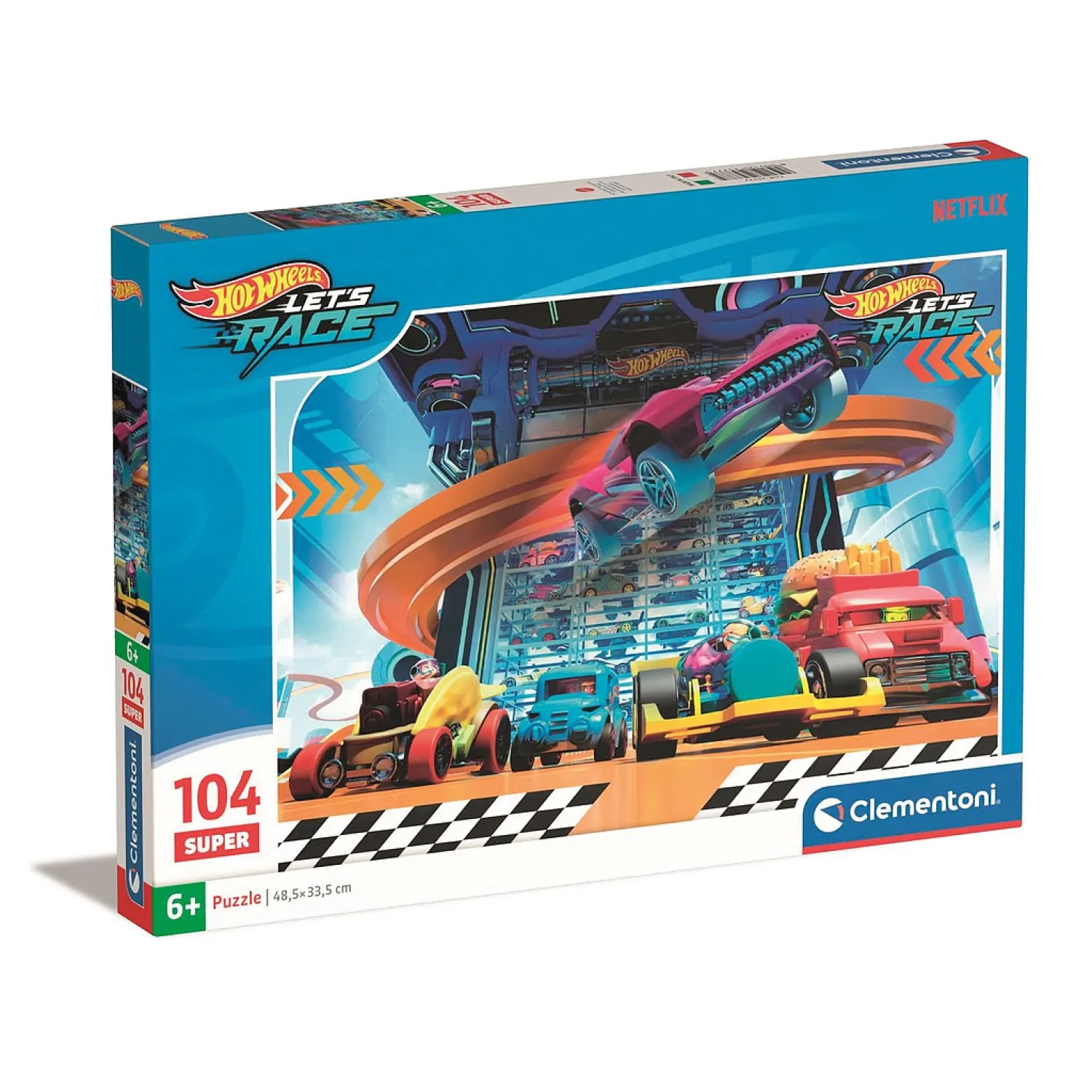 Hot Wheels puzzle 104db-os termékfotó