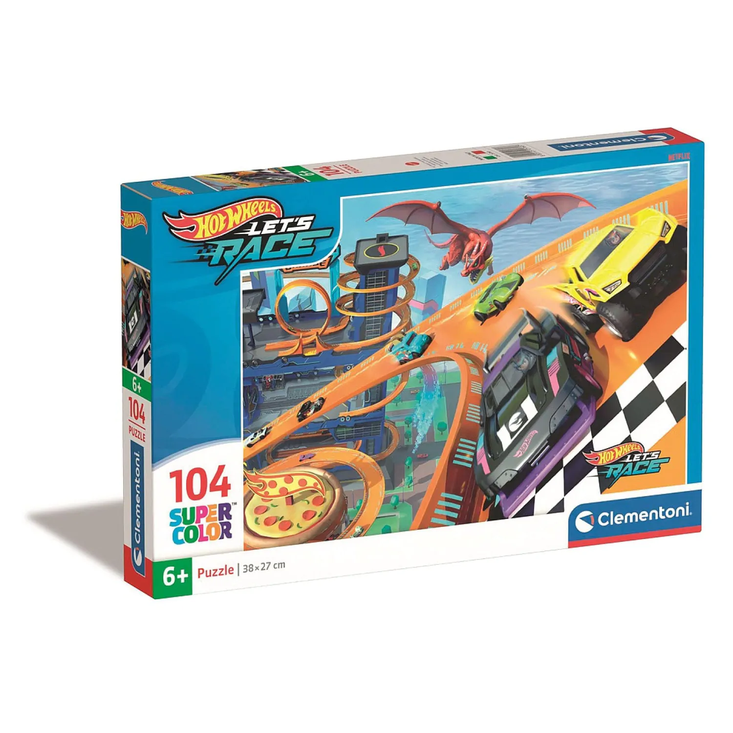 Hot Wheels puzzle 104db-os termékfotó