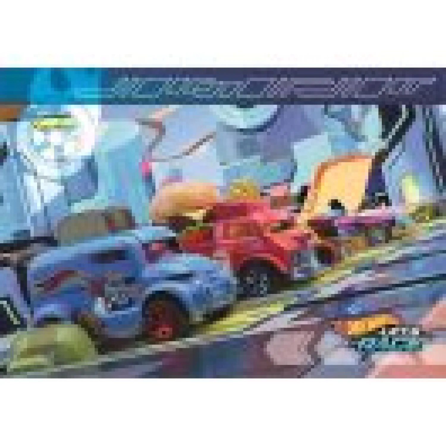 Hot Wheels puzzle 2x60db-os termékfotó