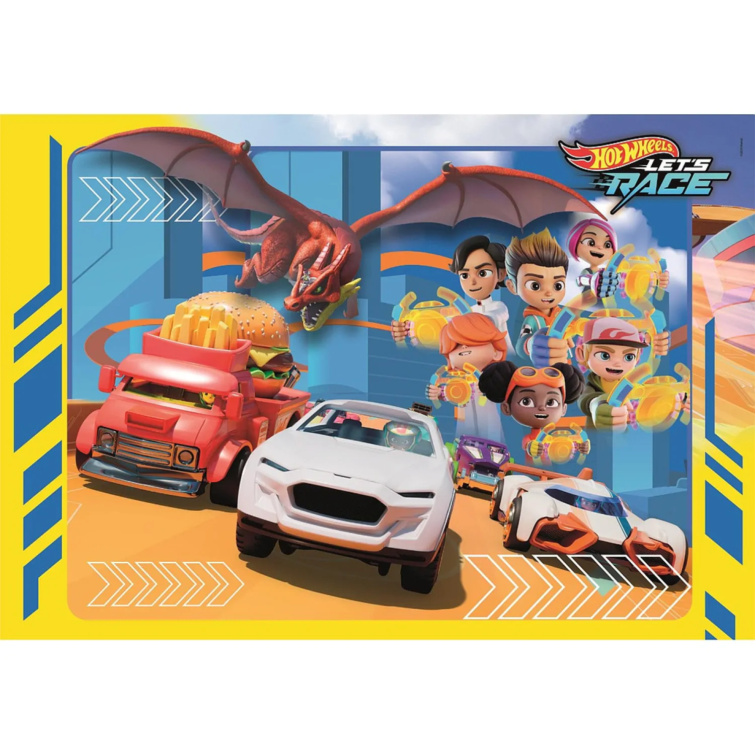 Hot Wheels puzzle 30db-os termékfotó