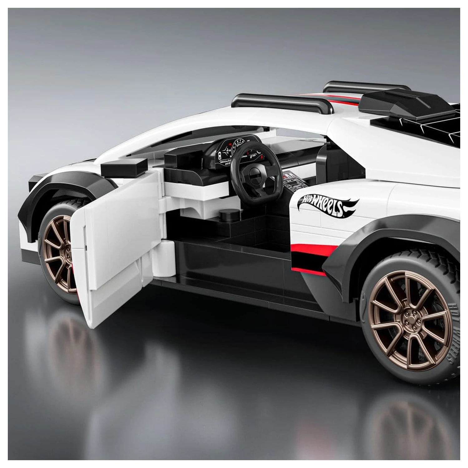 Hot Wheels Speed Mattel Brick Shop 1/32 Lamborghini Huracán Sterrato építőkészlet  termékfotó