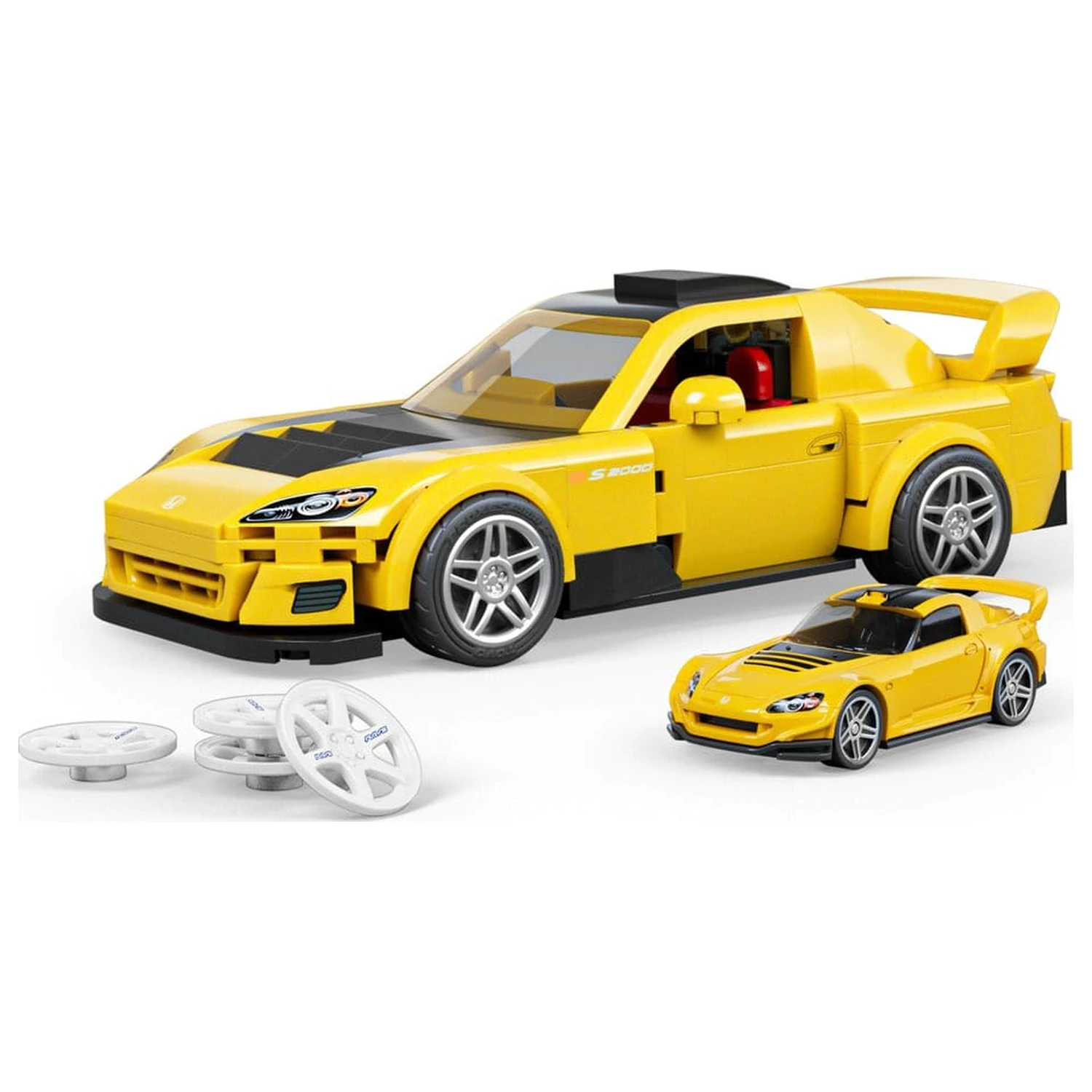 Hot Wheels Speed Series Mattel Brick Shop 1/32 '07 Honda S2000 építőkészlet  termékfotó