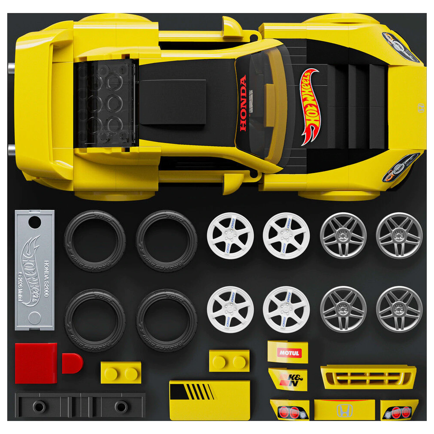 Hot Wheels Speed Series Mattel Brick Shop 1/32 '07 Honda S2000 építőkészlet  termékfotó