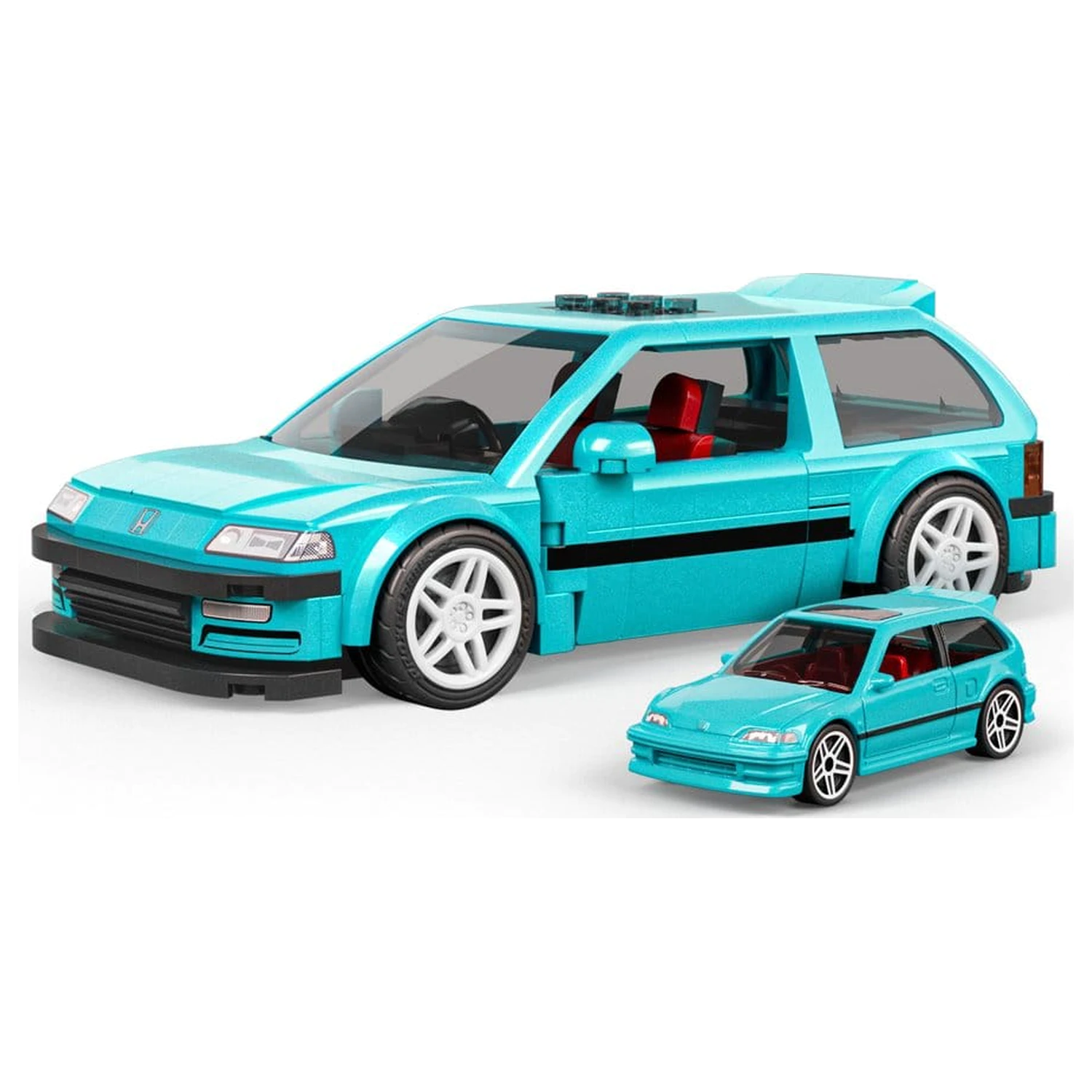 Hot Wheels Speed Series Mattel Brick Shop 1/32 Custom ’90 Honda Civic EF építőkészlet termékfotó