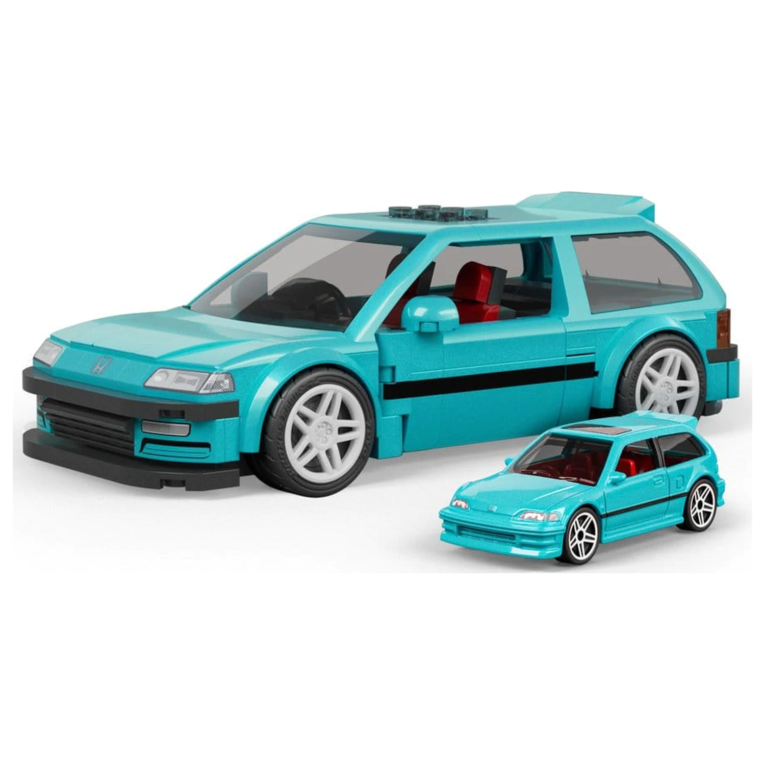 Hot Wheels Speed Series Mattel Brick Shop 1/32 Custom ’90 Honda Civic EF építőkészlet termékfotó