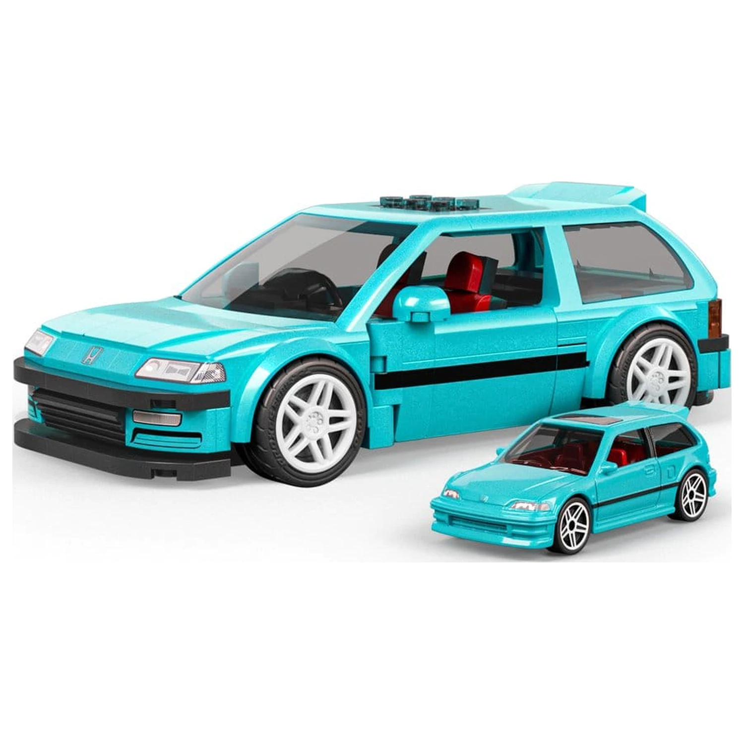 Hot Wheels Speed Series Mattel Brick Shop 1/32 Custom ’90 Honda Civic EF építőkészlet termékfotó