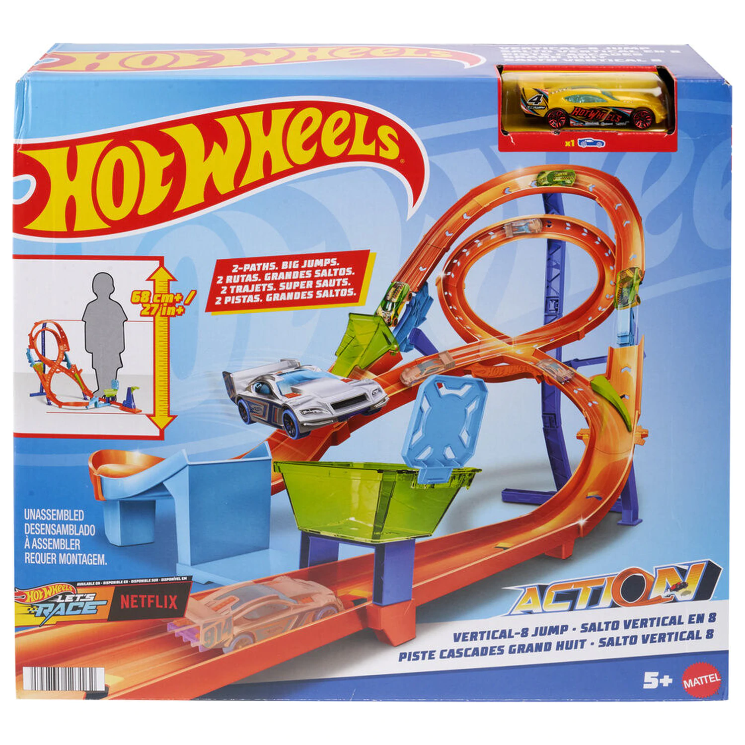 Hot Wheels Vertical 8 jump játékszett termékfotó
