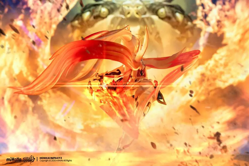 Houkai 3rd 1/7 Kiana, Herrscher of Flamescion szobor figura 30 cm termékfotó