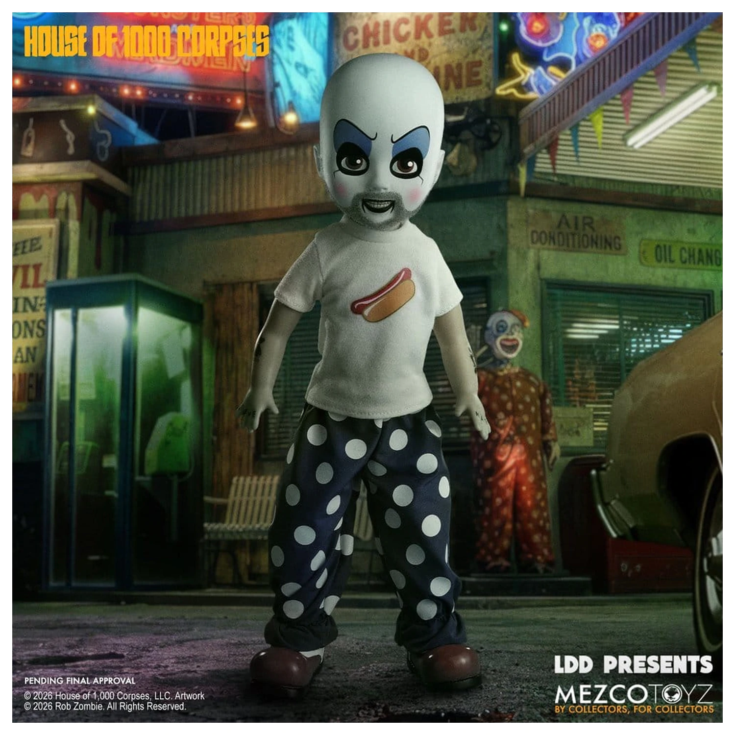 House of 1000 Corpses LDD Presents Doll Captain Spaulding 25 cm termékfotó