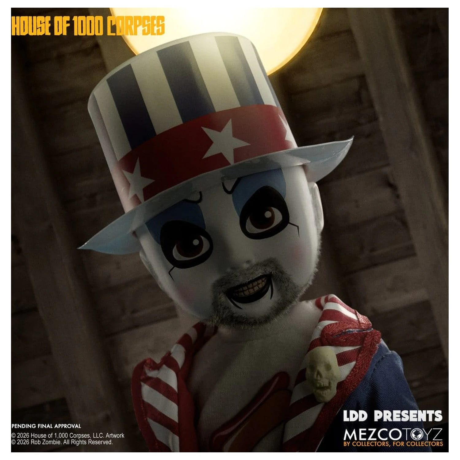 House of 1000 Corpses LDD Presents Doll Captain Spaulding 25 cm termékfotó