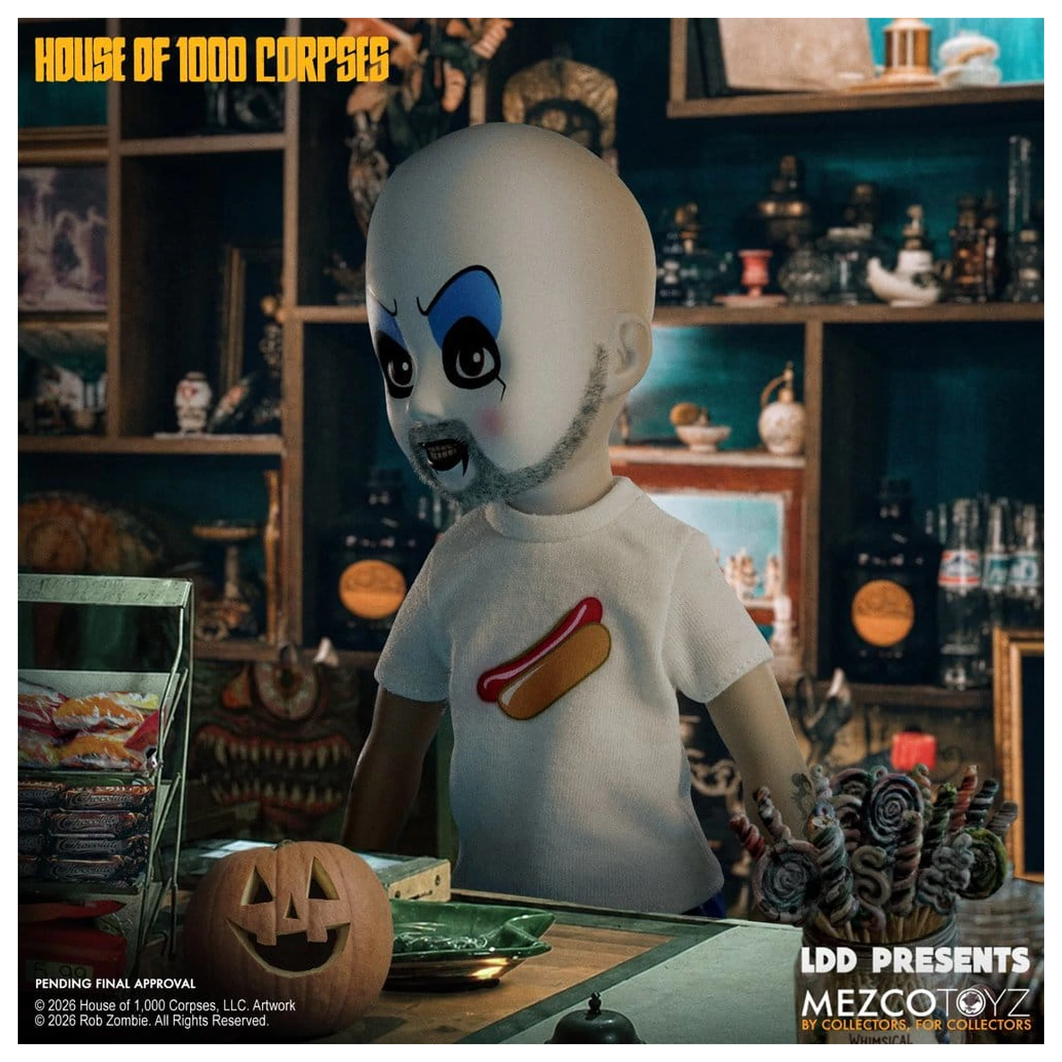 House of 1000 Corpses LDD Presents Doll Captain Spaulding 25 cm termékfotó