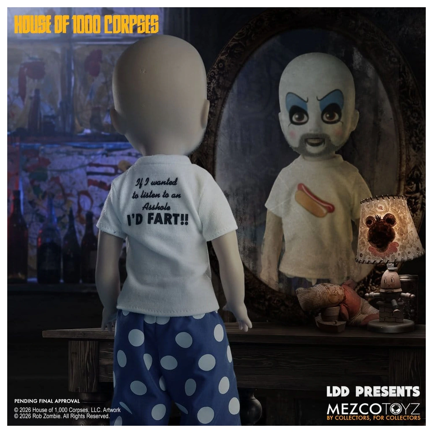 House of 1000 Corpses LDD Presents Doll Captain Spaulding 25 cm termékfotó