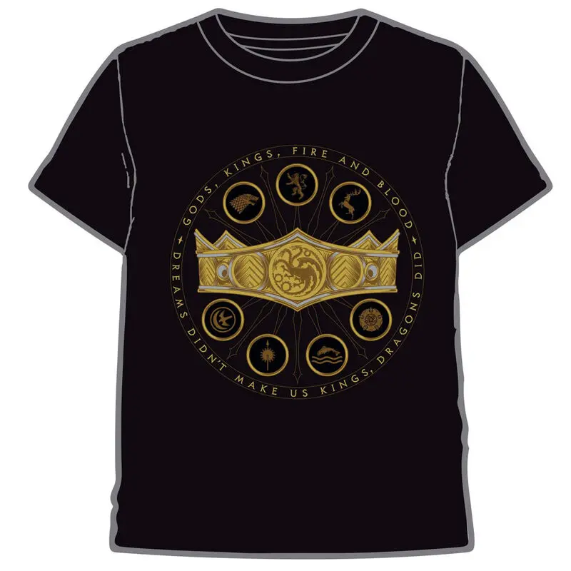 House of the Dragon Crown felnőtt póló termékfotó
