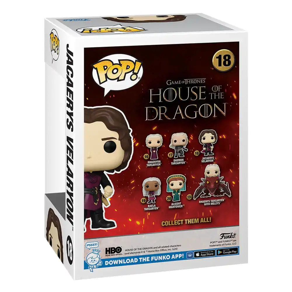 House of the Dragon Funko POP! TV Vinyl figura Jarcarys Valaryon 9 cm termékfotó