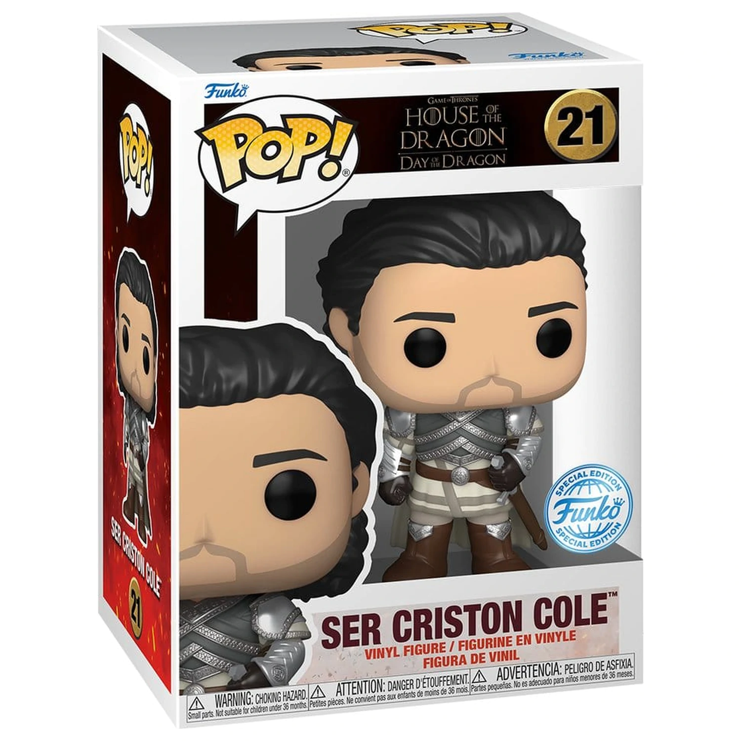 House of the Dragon Funko POP! Vinyl figura Ser Criston Cole Exkluzív Edition 9 cm termékfotó