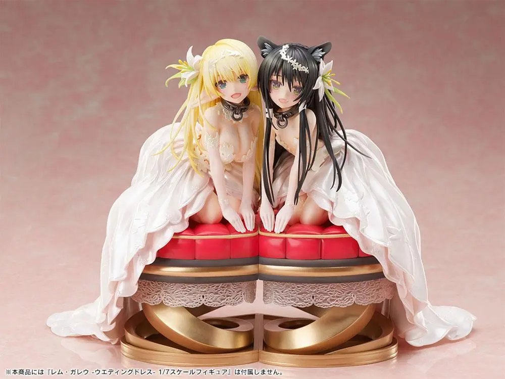 How Not to Summon A Demon Lord Omega 1/7 Shera L. Greenwood Wedding Dress PVC szobor figura 21 cm termékfotó