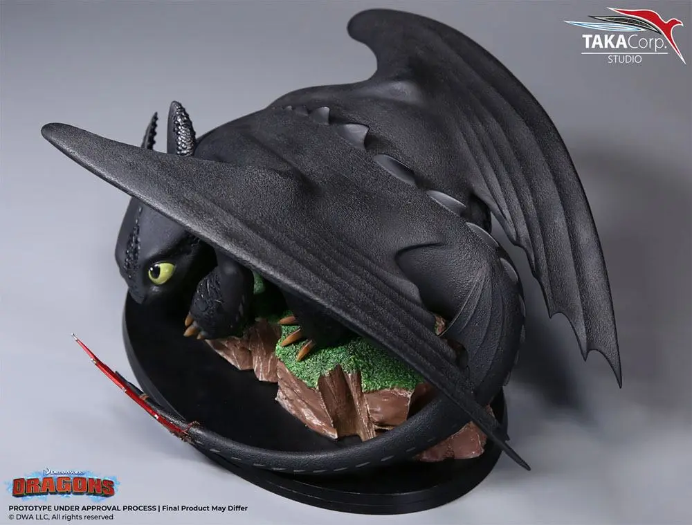How To Train Your Dragon 1/8 Toothless PVC szobor figura 30 cm termékfotó