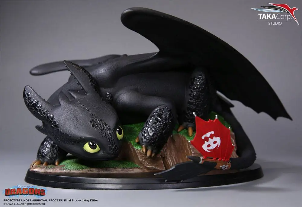 How To Train Your Dragon 1/8 Toothless PVC szobor figura 30 cm termékfotó