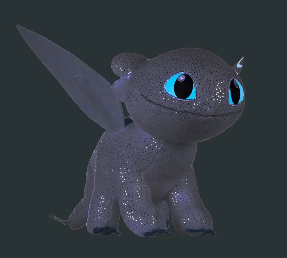 How to Train Your Dragon 3 plüss figura Light Fury Glow In The Dark 32 cm termékfotó