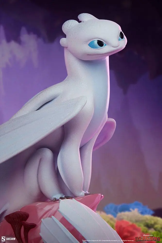How To Train Your Dragon Light Fury szobor figura 26 cm termékfotó