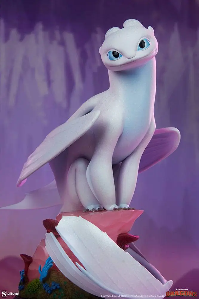 How To Train Your Dragon Light Fury szobor figura 26 cm termékfotó