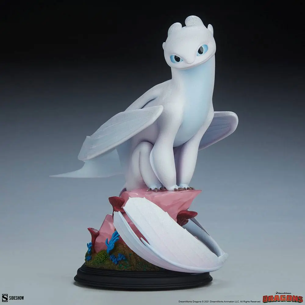 How To Train Your Dragon Light Fury szobor figura 26 cm termékfotó