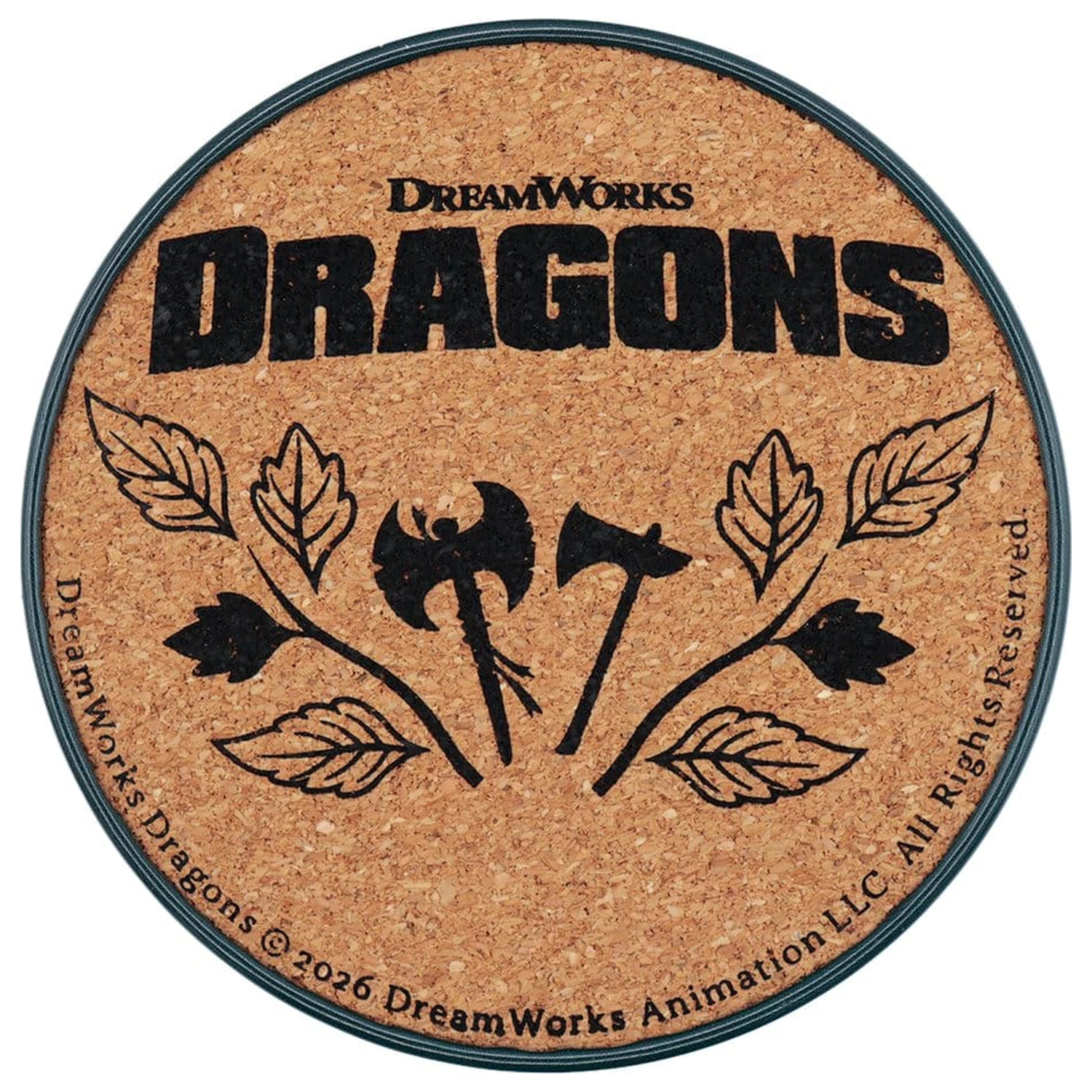 How to Train Your Dragon poháralátét étkészlet 4 db-os csomag Dragon Printed Metal termékfotó