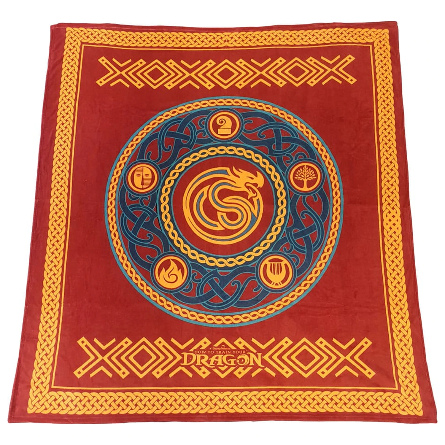 How to Train your Dragon Portal Ornament pléd takaró 180 x 200 cm  termékfotó