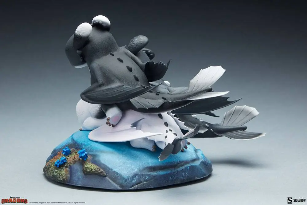 How to Train Your Dragon: The Hidden World Dart, Pouncer and Ruffrunner szobor figura 15 cm termékfotó