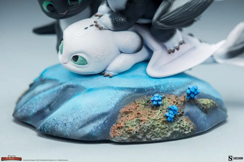 How to Train Your Dragon: The Hidden World Dart, Pouncer and Ruffrunner szobor figura 15 cm termékfotó