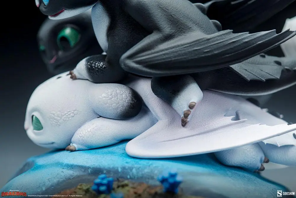 How to Train Your Dragon: The Hidden World Dart, Pouncer and Ruffrunner szobor figura 15 cm termékfotó