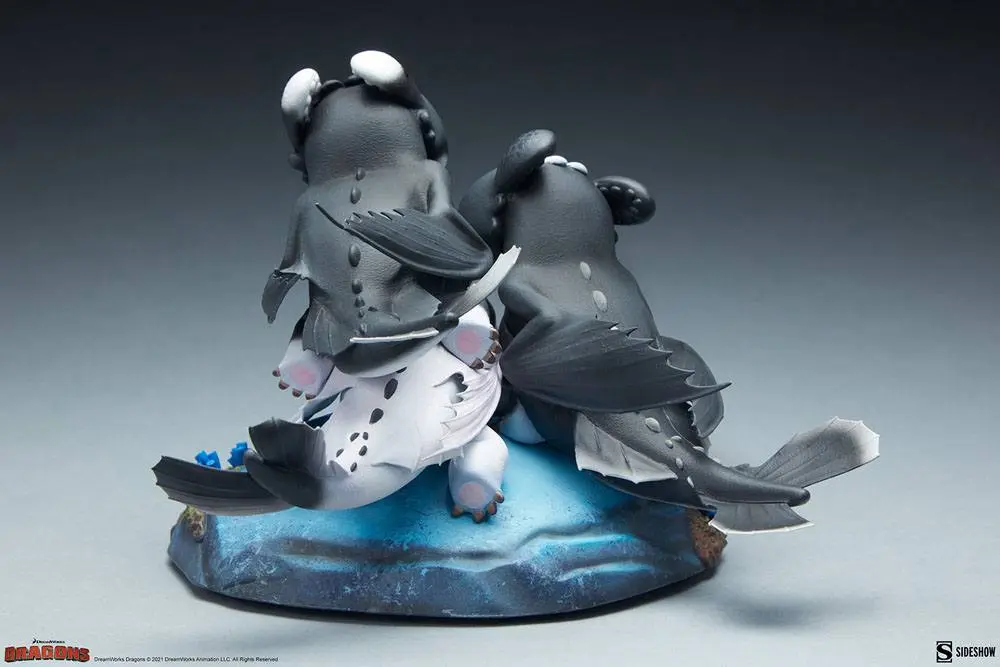 How to Train Your Dragon: The Hidden World Dart, Pouncer and Ruffrunner szobor figura 15 cm termékfotó