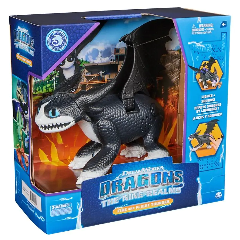 How to Train Your Dragon The Nine Realms Fire and Flight Thunder interaktív figura termékfotó