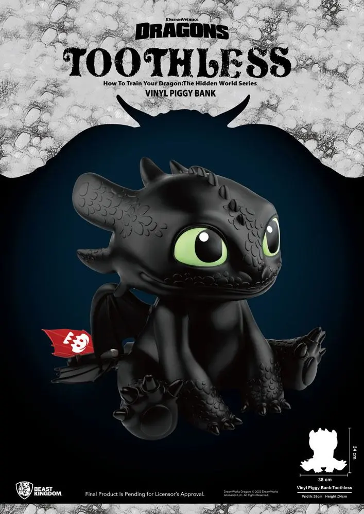 How To Train Your Dragon Toothless persely 30 cm termékfotó