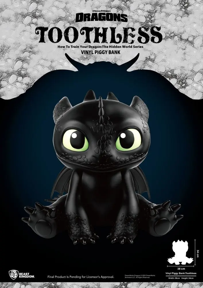 How To Train Your Dragon Toothless persely 30 cm termékfotó