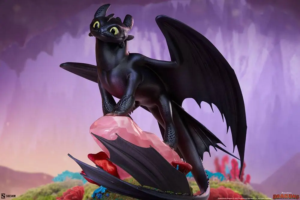 How To Train Your Dragon Toothless szobor figura 30 cm termékfotó