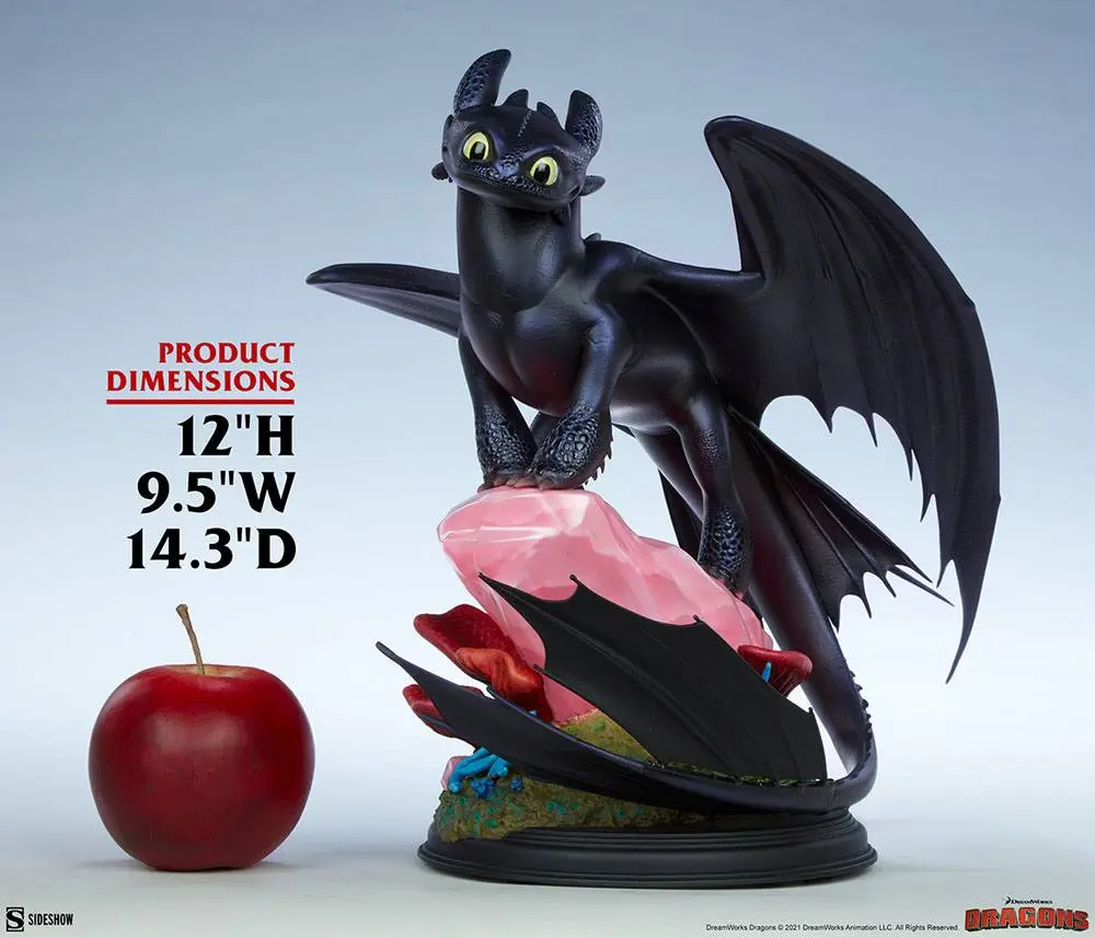 How To Train Your Dragon Toothless szobor figura 30 cm termékfotó