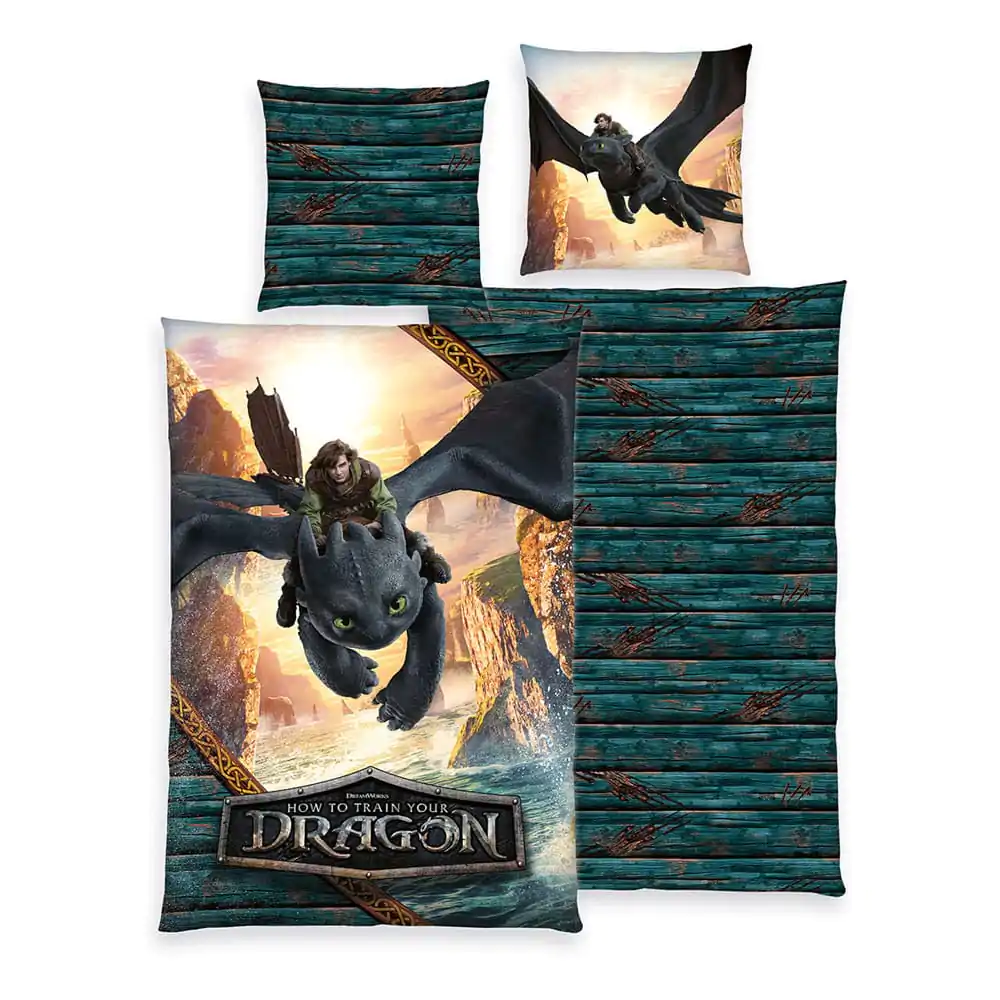 How to Train Your Dragon Ver. 2 ágyneműhuzat 135 x 200 cm termékfotó
