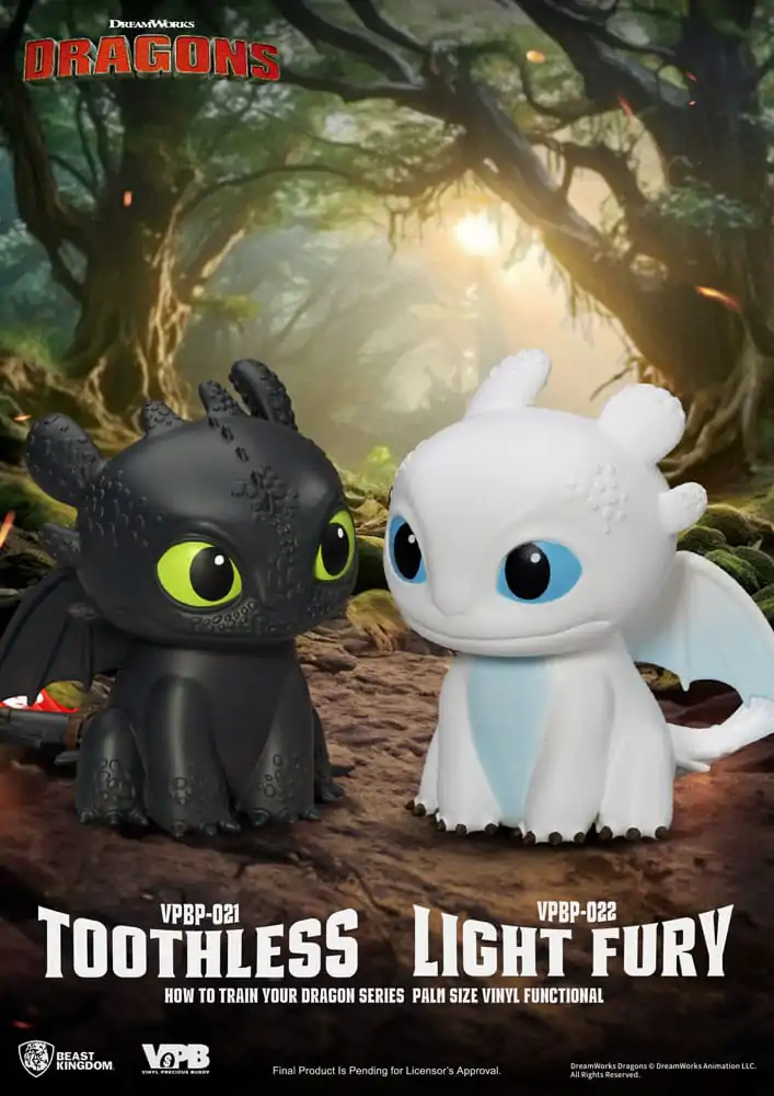 How To Train Your Dragon Vinyl persely Light Fury 12 cm termékfotó