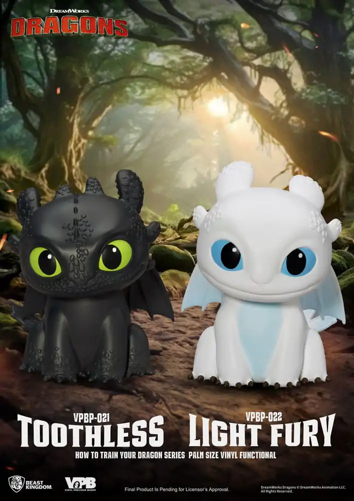 How To Train Your Dragon Vinyl persely Light Fury 12 cm termékfotó