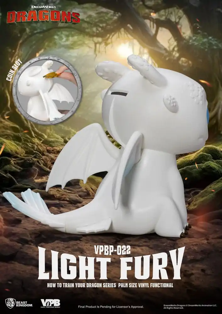 How To Train Your Dragon Vinyl persely Light Fury 12 cm termékfotó