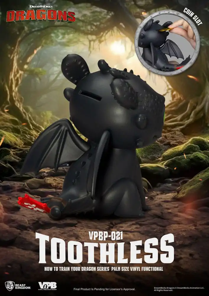 How to Train Your Dragon Vinyl persely Toothless 12 cm termékfotó
