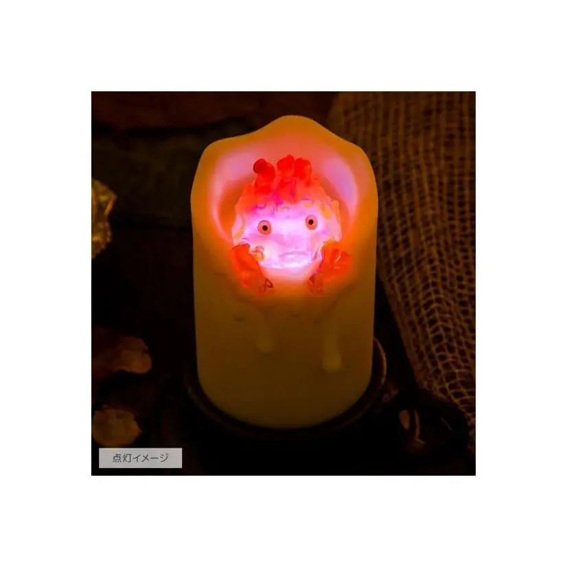 Howl's Moving Castle Light Illuminated Calcifer & candle 13 cm termékfotó