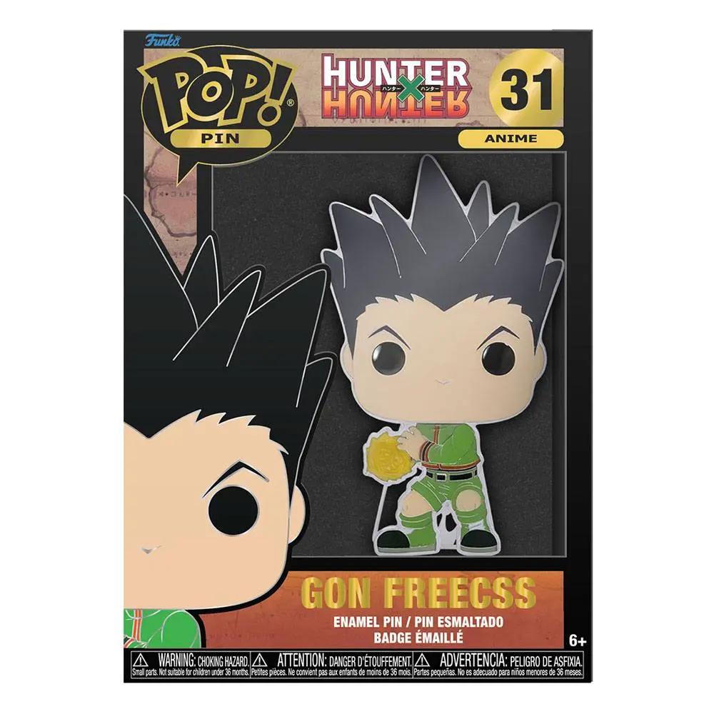 Hunter &amp; Hunter Funko POP! Enamel Pin Gon reecss 10 cm termékfotó