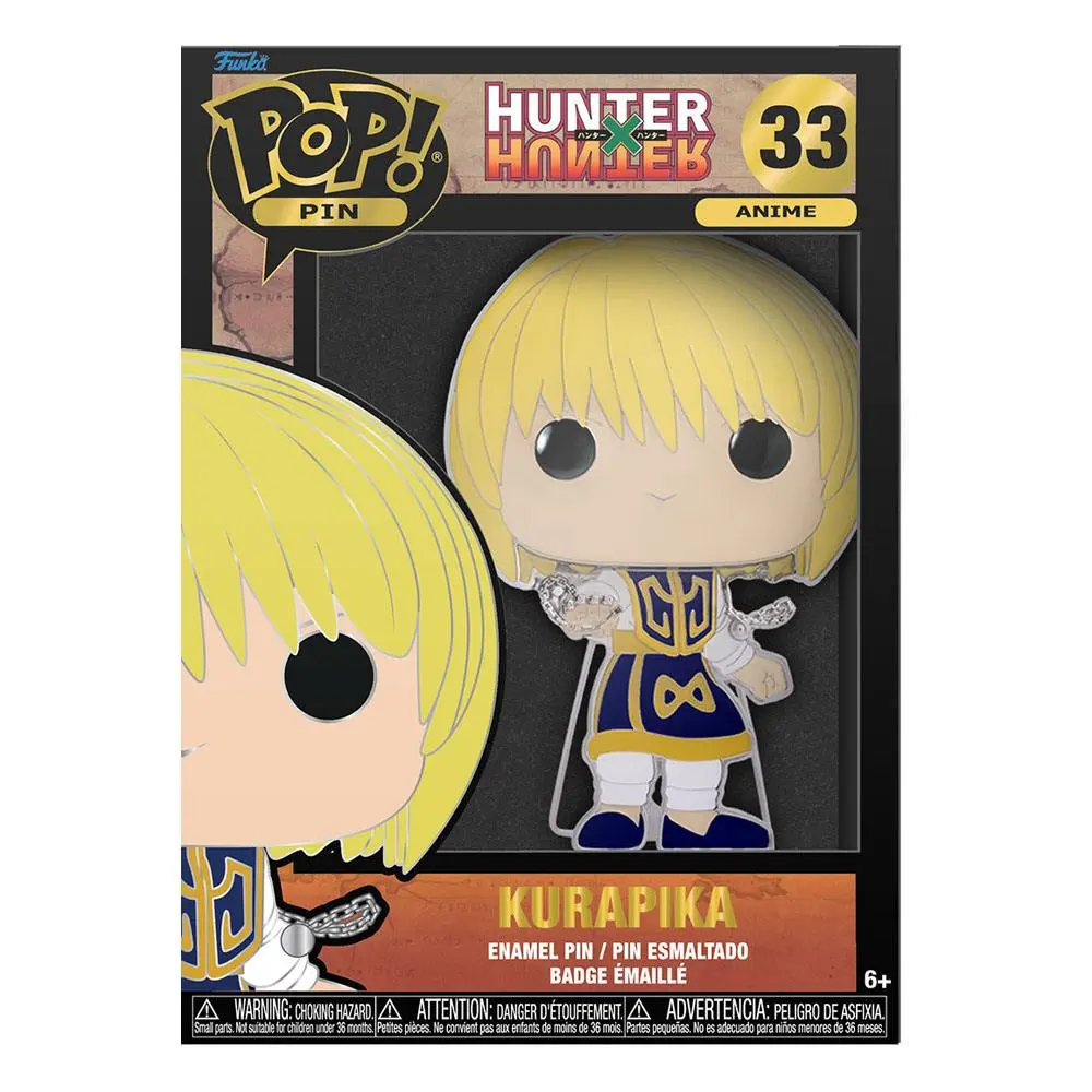 Hunter &amp; Hunter Funko POP! Enamel Pin Kurapika 10 cm termékfotó