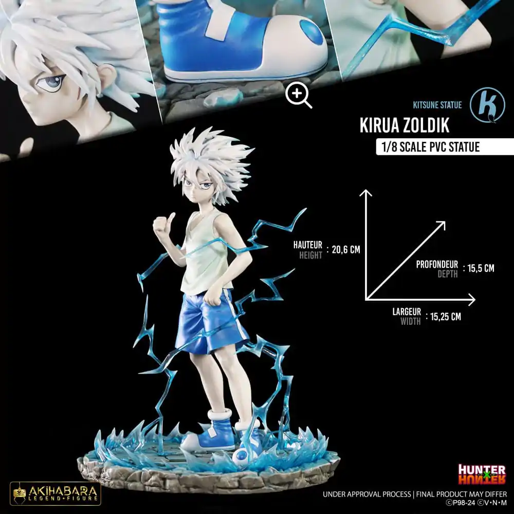 Hunter × Hunter Akihabara Legend Figura 1/8 Kirua (God Speed Mode) PVC szobor figura 21 cm termékfotó