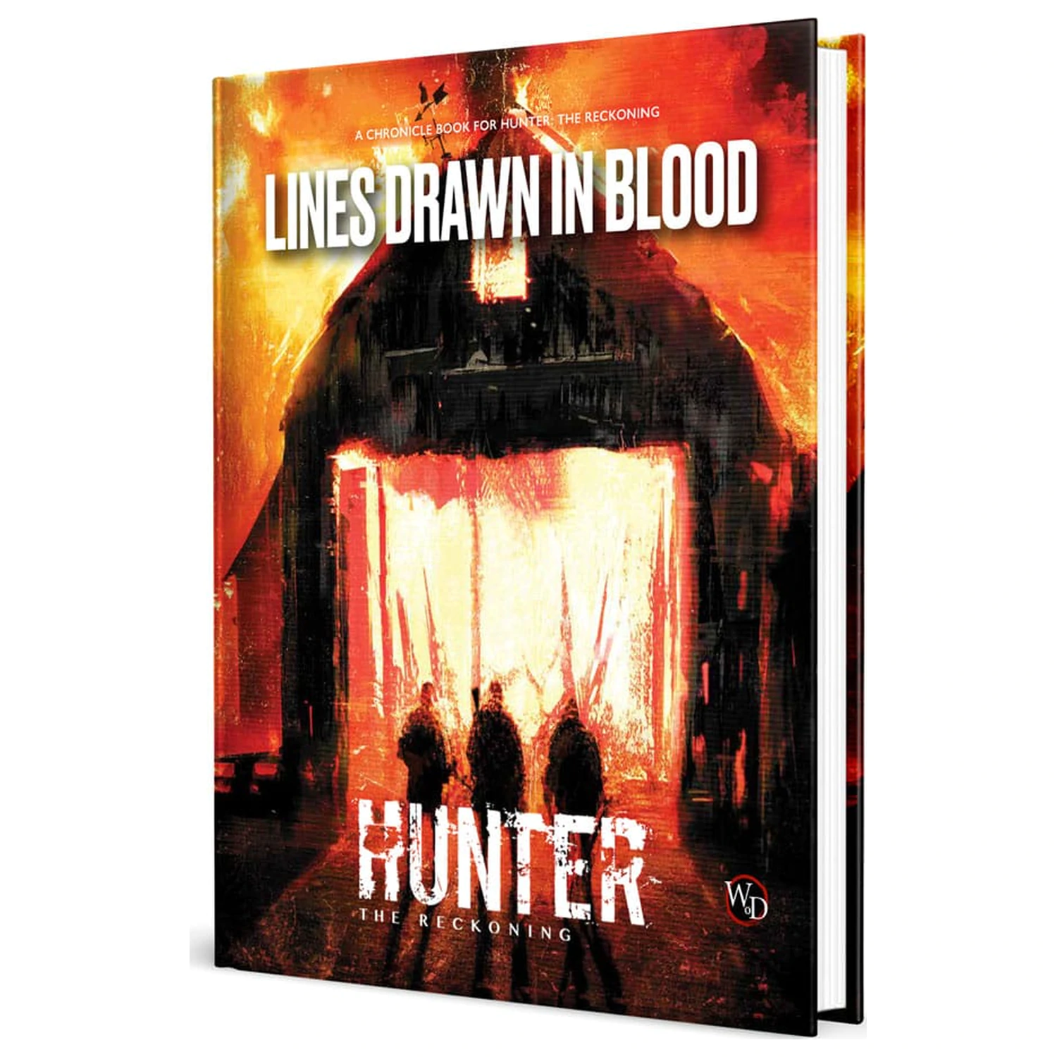 Hunter: The Reckoning 5th Edition RPG book Lines Drawn in Blood Sourcebook angol nyelvű termékfotó