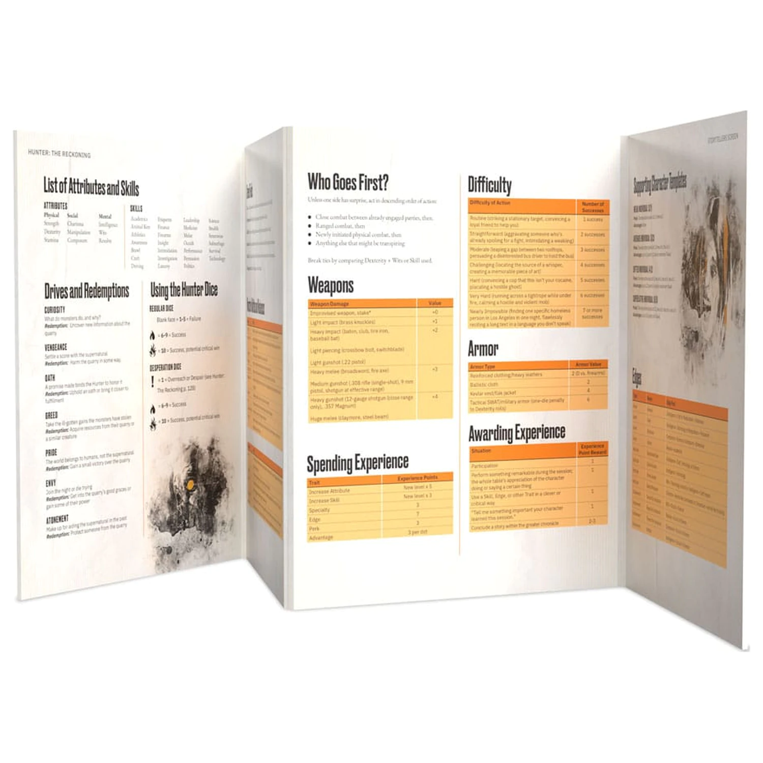 Hunter: The Reckoning 5th Edition RPG Storyteller's Screen Kit angol nyelvű termékfotó